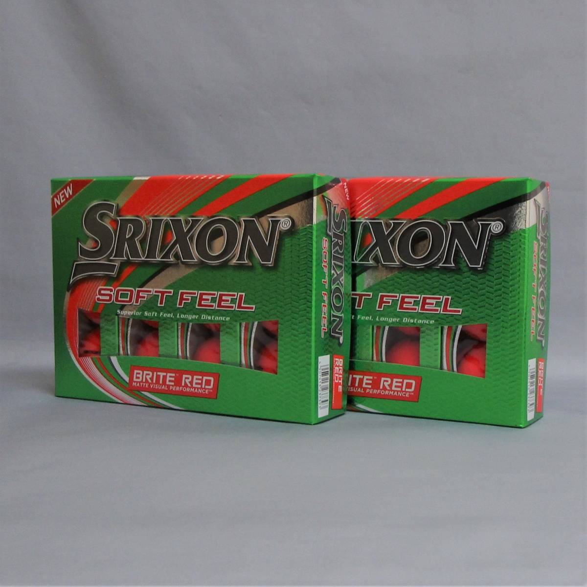 SRIXON SOFT FEEL マットレッド 2箱 24球 2ダース ボール 2021年