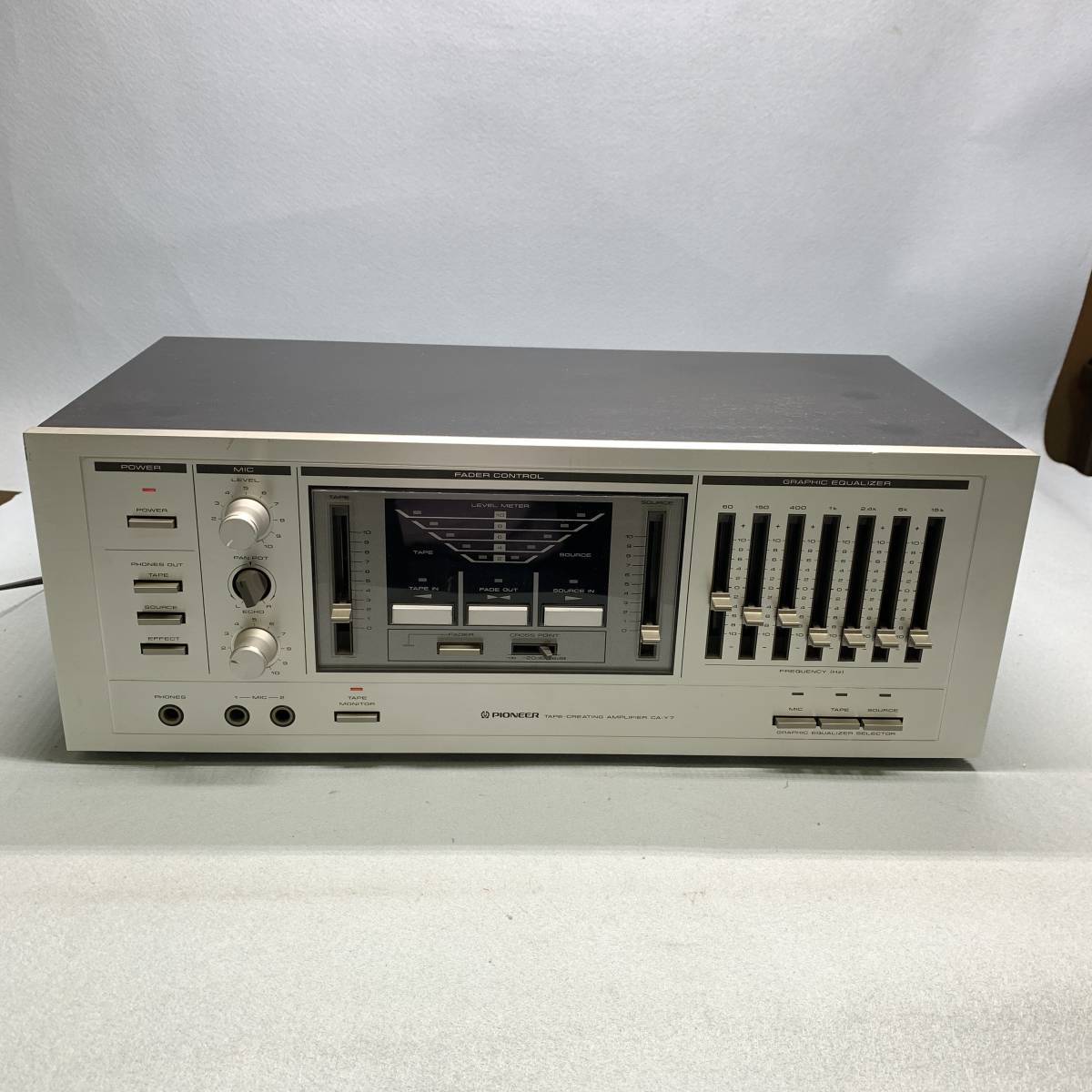 グラフィックイコライザー、CA-Y7 限定SALE，豊富な】 □通電のみ確認 ジャンク扱 PIONEER CA-Y7