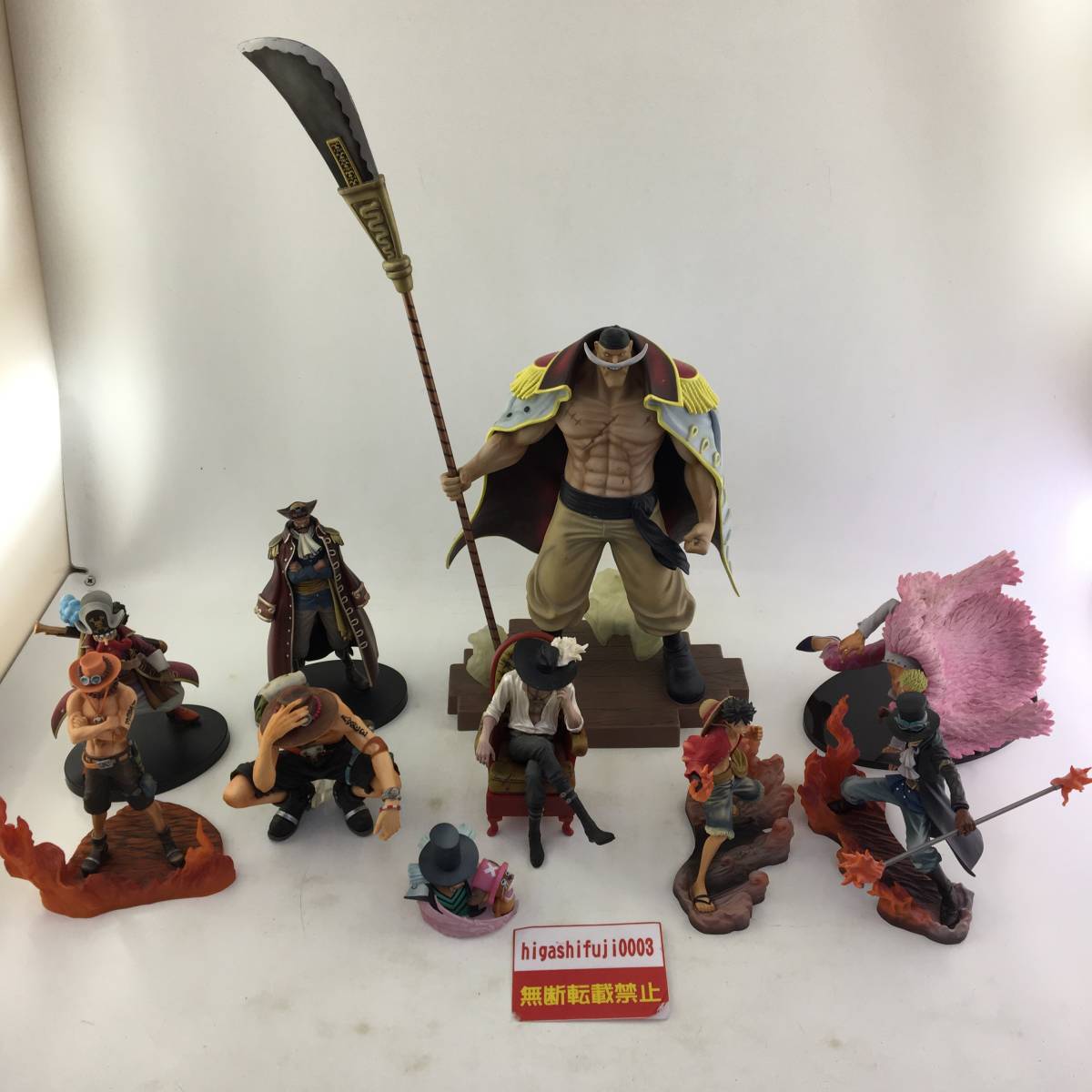 ワンピース 一番くじ プライズフィギュアまとめ 10体セット 白ひげ エース ルフィ チョッパー サボ ミホーワ ドフラミゴ ロジャー 