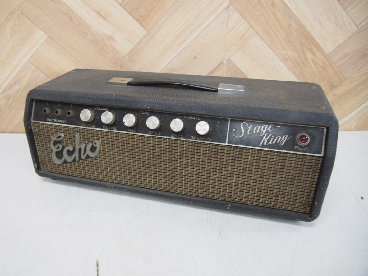 ☆【2K0517-55】 ECHO エコー ヘッドアンプ STAGE KING 現状品