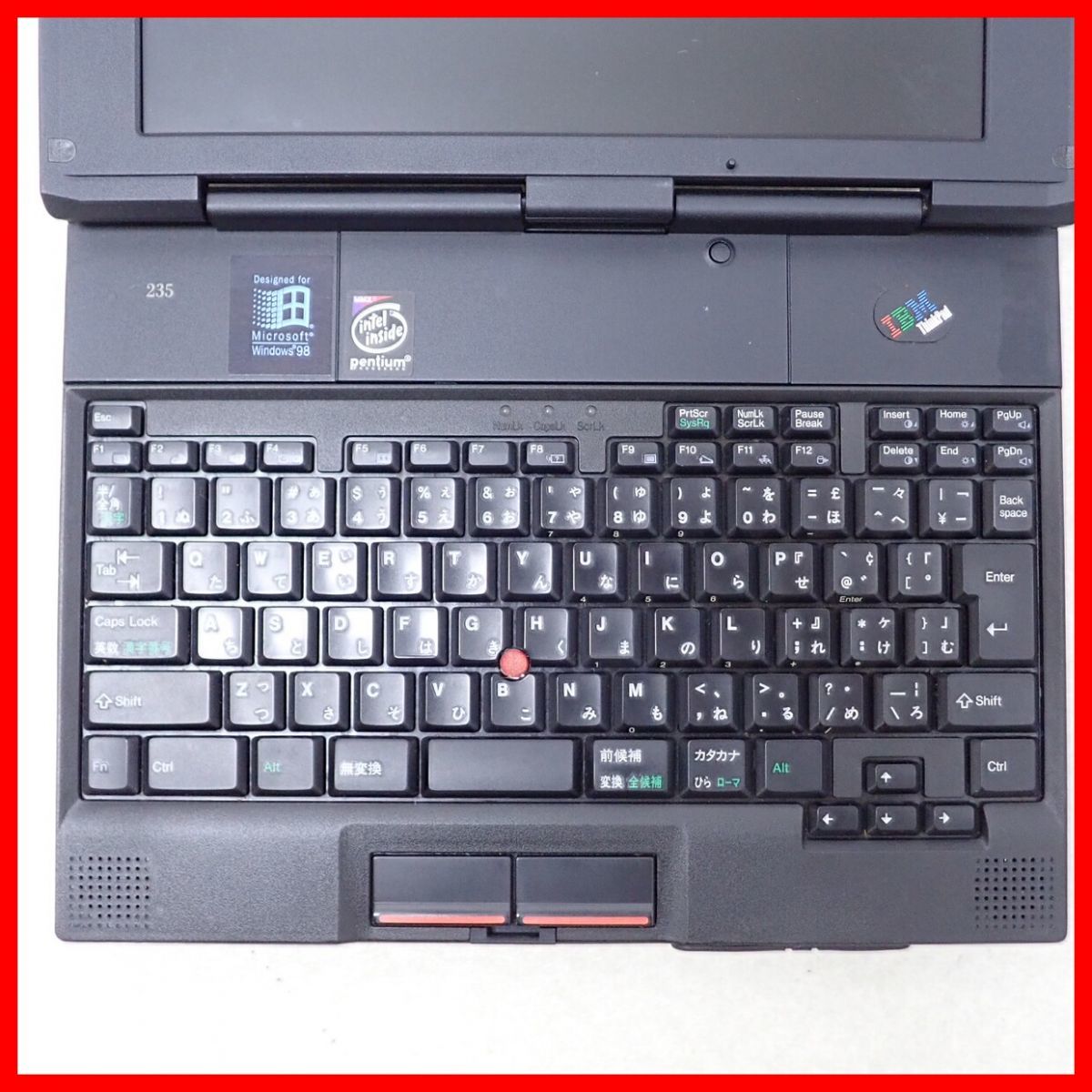 ☆IBM ノートパソコン⁄PC ThinkPad 235 Model 2607-10J HDD3.2GB消去 ☆IBM ノートパソコン⁄PC ThinkPad 235 Model 2607-10J HDD3.2GB消去