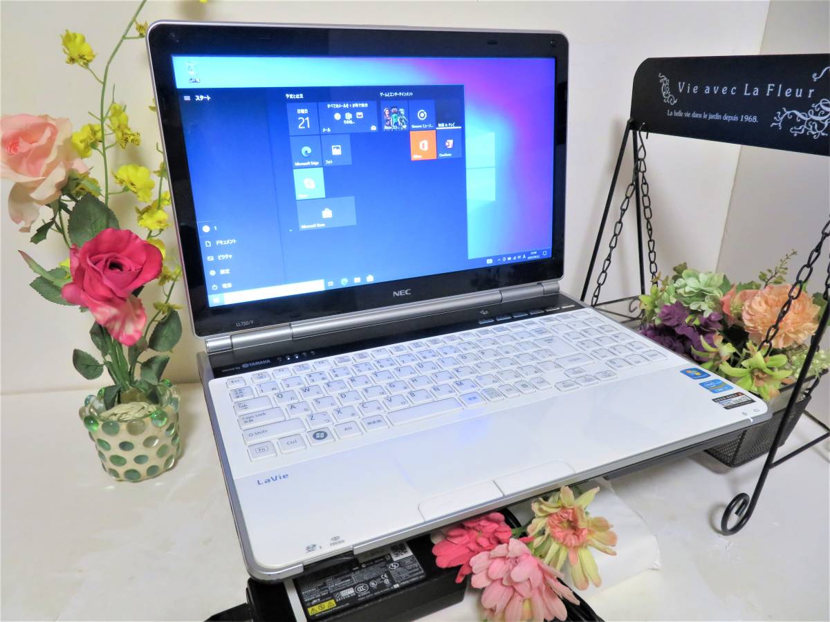 最強級 i7☆美品 NEC LL750/FS☆爆速Core i7 2670QM 4G 4コア/8ス 750GB☆ブルーレイ◆YAMAHA◆15.6型/無線WiFi/Office2021◆Windows10 64B