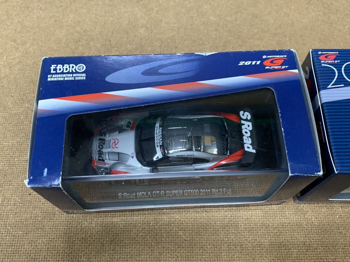 EBBRO 1/43 SUPER GT500 S Road MOLA GT-R・ REITO MOLA GT-R 2台