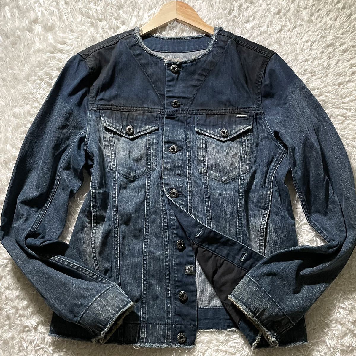 極美品/Lサイズ○DIESEL ディーゼル デニムジャケット Gジージャン 