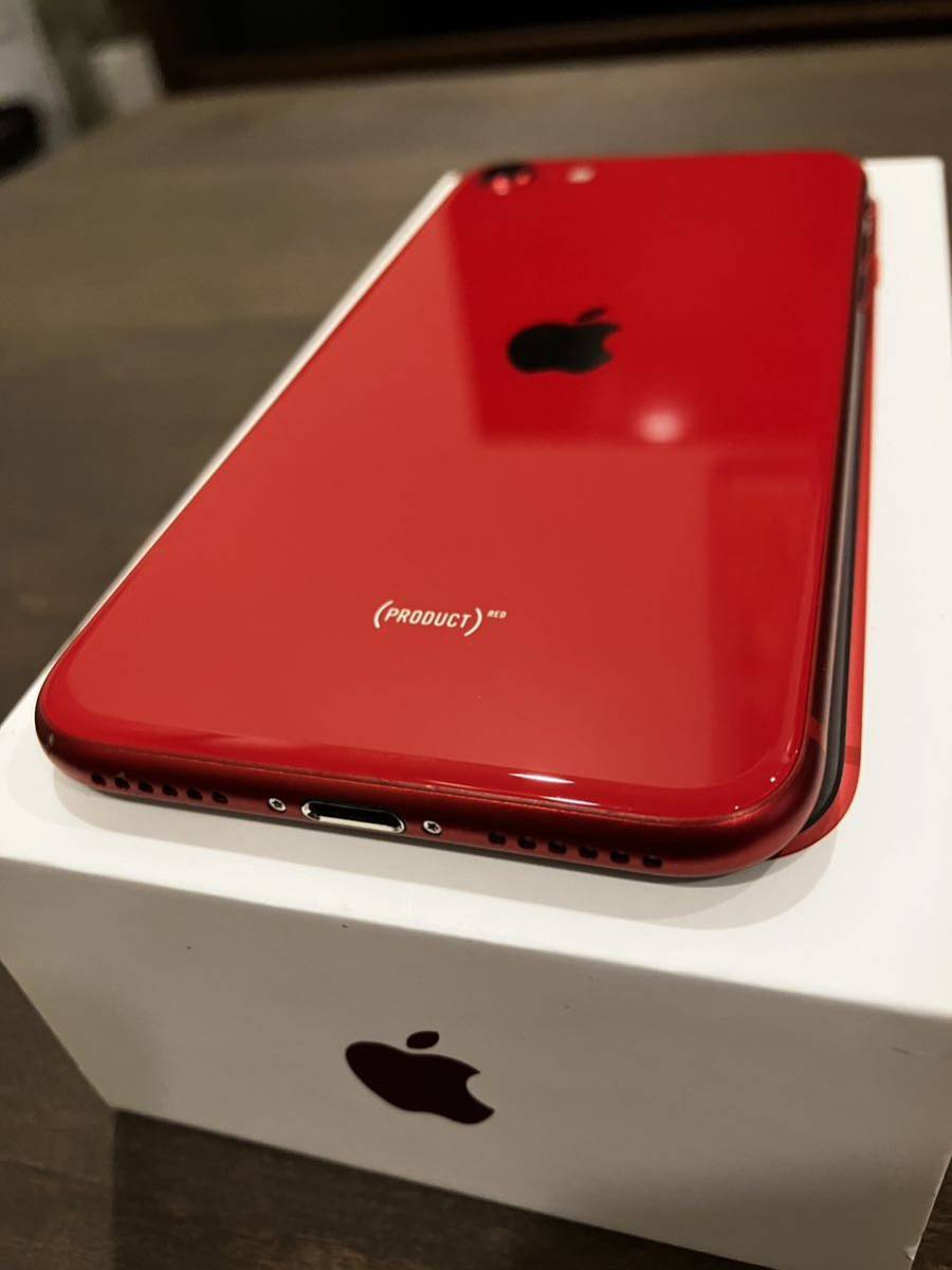 【最終値下】iPhone SE2(第2世代)　プロダクトレッド 中古】iPhone SE 第2世代 64GB プロダクトレッド MHGR3J／A SIMフリー