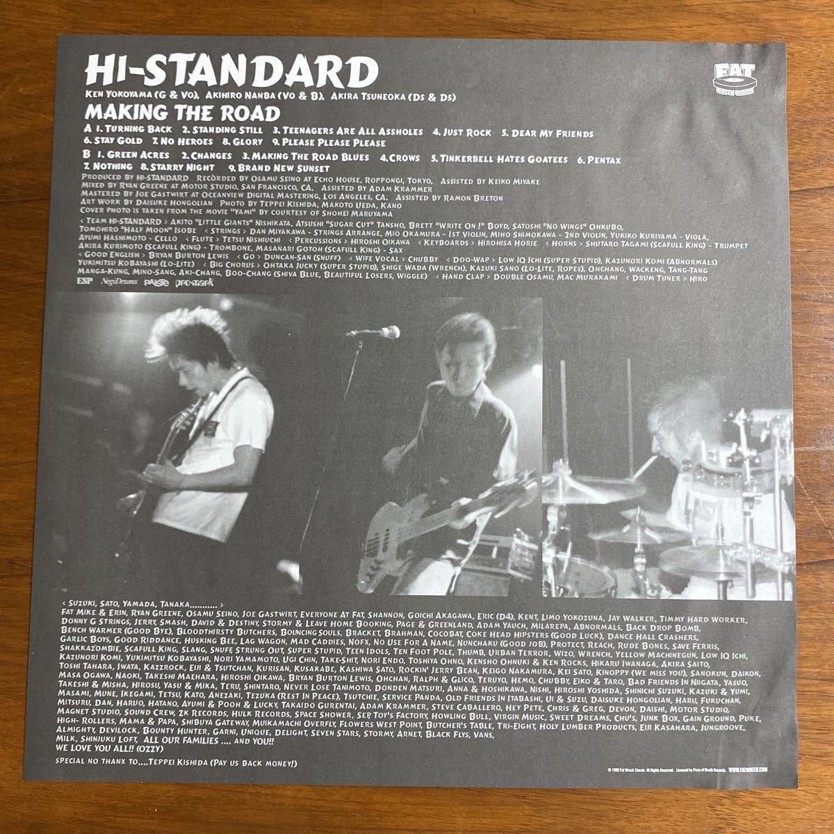米盤】HI-STANDARD/MAKING THE ROAD ハイスタンダード ：FAT 599-1 