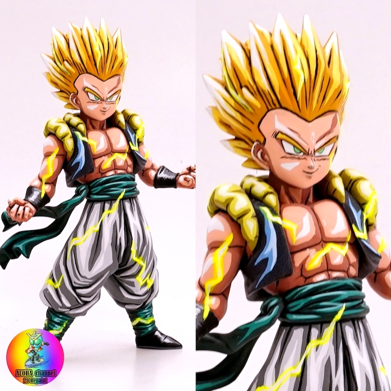 ドラゴンボール 超サイヤ人ゴテンクス フィギュア フルリペイント 2D