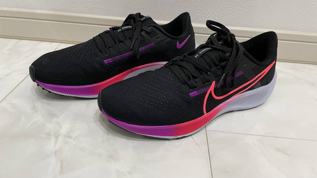 美品 26.5cm ナイキ エア ズーム ペガサス 38 NIKE Air Zoom Pegasus38 cw7356 011