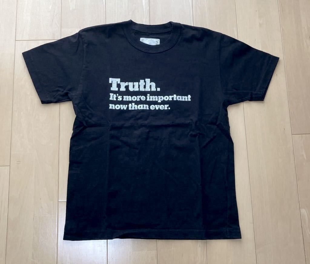 sacai man The New York Times Truth Cotton T-Shirt サカイ