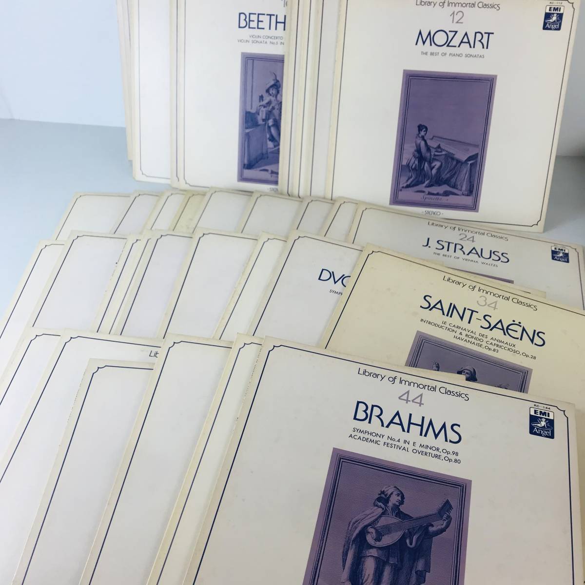 QA0449 LPレコード Library of Immortal Classics 永遠のクラシックライブラリー クラシックレコード 59枚 ...