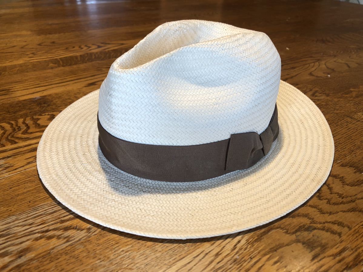 パナマハット ボルサリーノ イタリア製 XL イタリア製 ボルサリーノ