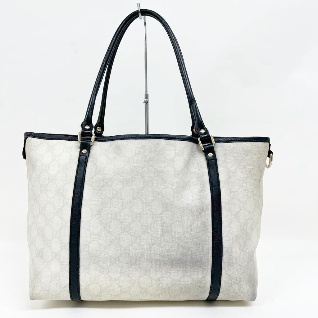 GUCCI グッチ GG スプリーム バッグ トートバッグ ハンドバッグ PVC 