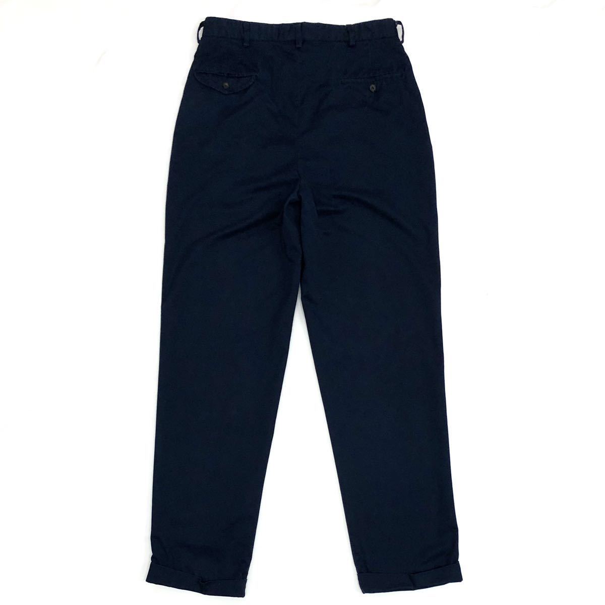 【入手困難】 90s ポロラルフローレン スラックスパンツ チノパン ネイビー 90s Polo Ralph Lauren ポロラルフローレン W34L30 ネイビー ANDREW