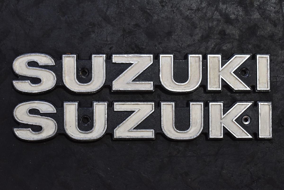 純正 GS400 エンブレム SUZUKI タンクエンブレム スズキ 当時物 GT380