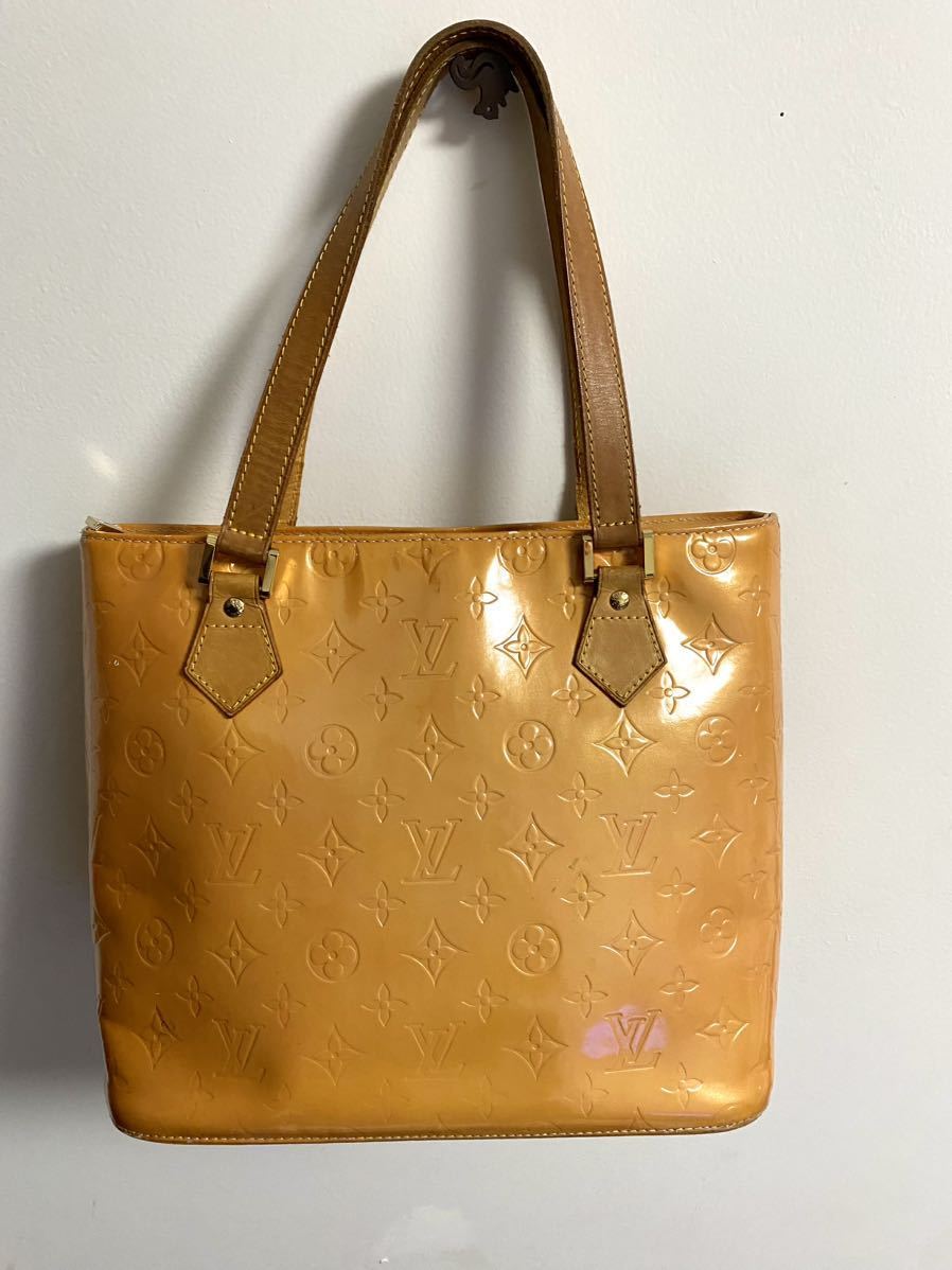 LOUIS VUITTON ルイヴィトン ヴェルニ モノグラム トートバッグ エナメル ハンドバッグ 