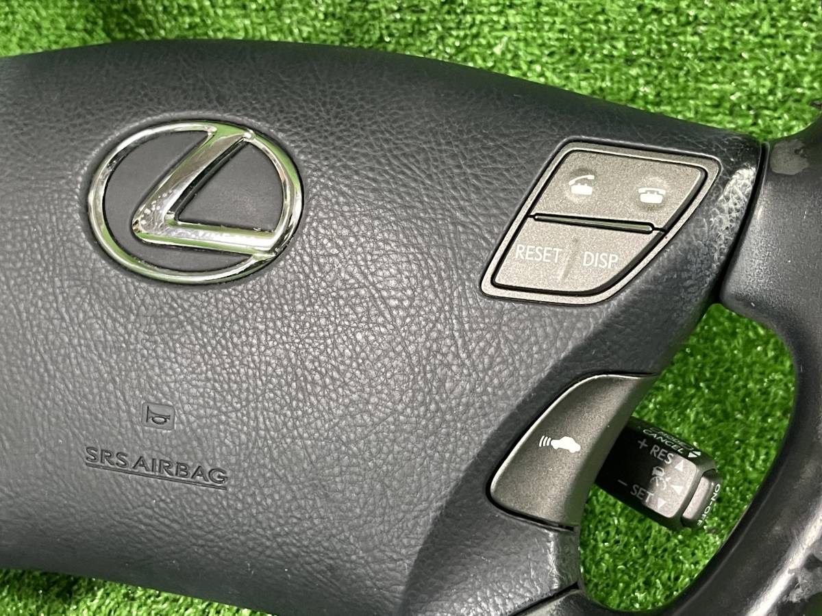レクサス LEXUS 純正 ステアリング LS460 LS600h ウッドコンビ レザー