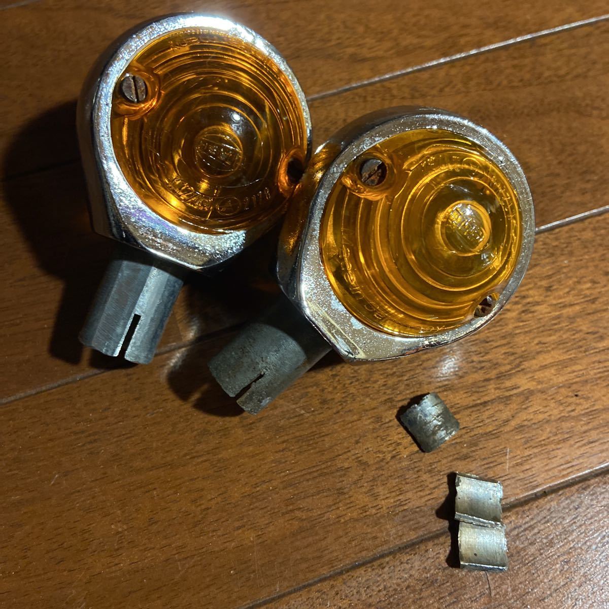 Hella ヘラ　バーエンドウインカー　Vespa BMW originale R25 ジャンク　ドイツ製　当時物　ハーレーダビッドソン germany