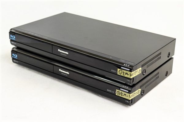 EM-101177【動作確認済み】ブルーレイディスクレコーダー 2台セット [DMR-BW570] [DMR-BW770] パナソニック【HDMI→BD/DVD再生OK】中古