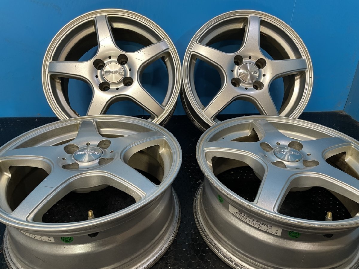 4本 STYLE PRASINO プラシノ 送料無料 中古アルミホイール スタイル 