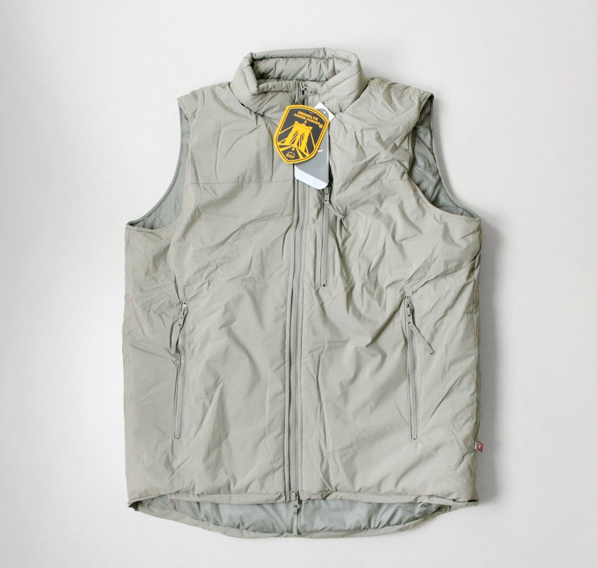★新品 ECWCS GEN3 Level 7 PRIMALOFT VEST グレー Mサイズ ◆ BROOKLYN ARMED FORCES社製 ◆ 極寒用 ベスト 米軍 ミリタリー BAF /2/RJ16