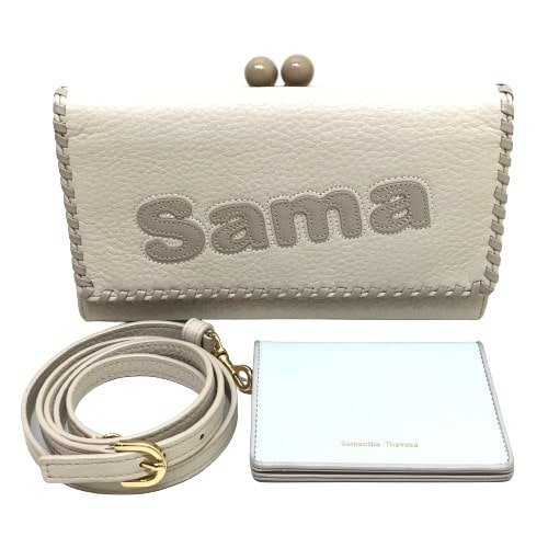 美品！ サマンサタバサ Sama Thava サマタバお財布ショルダーバッグ 