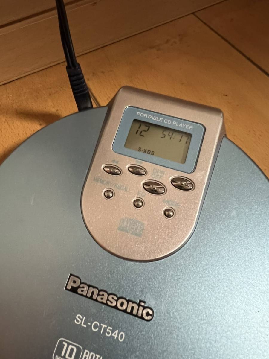 Panasonic パナソニックCDプレーヤー SL-CT540 動作品 ガム電池なし