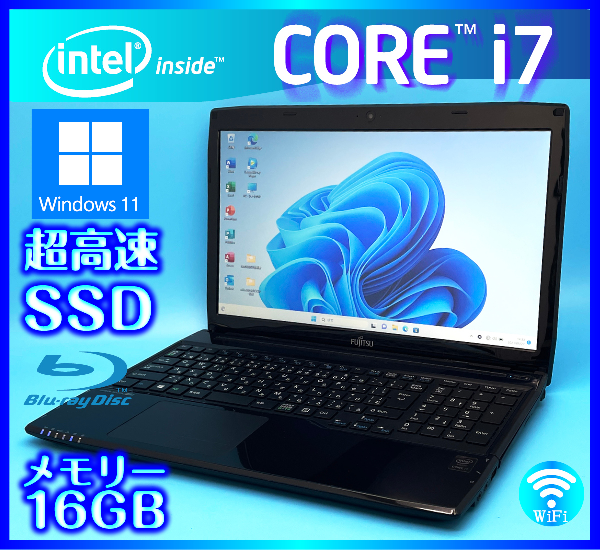 富士通 Core LIFEBOOK i7 i7-4702MQ AH53⁄M 4702MQ 8GB[37648 2.20GHz 