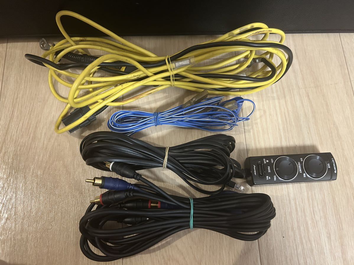 carrozzeria TS-WX99A パワードサブウーファー 500W 25cm 配線セット