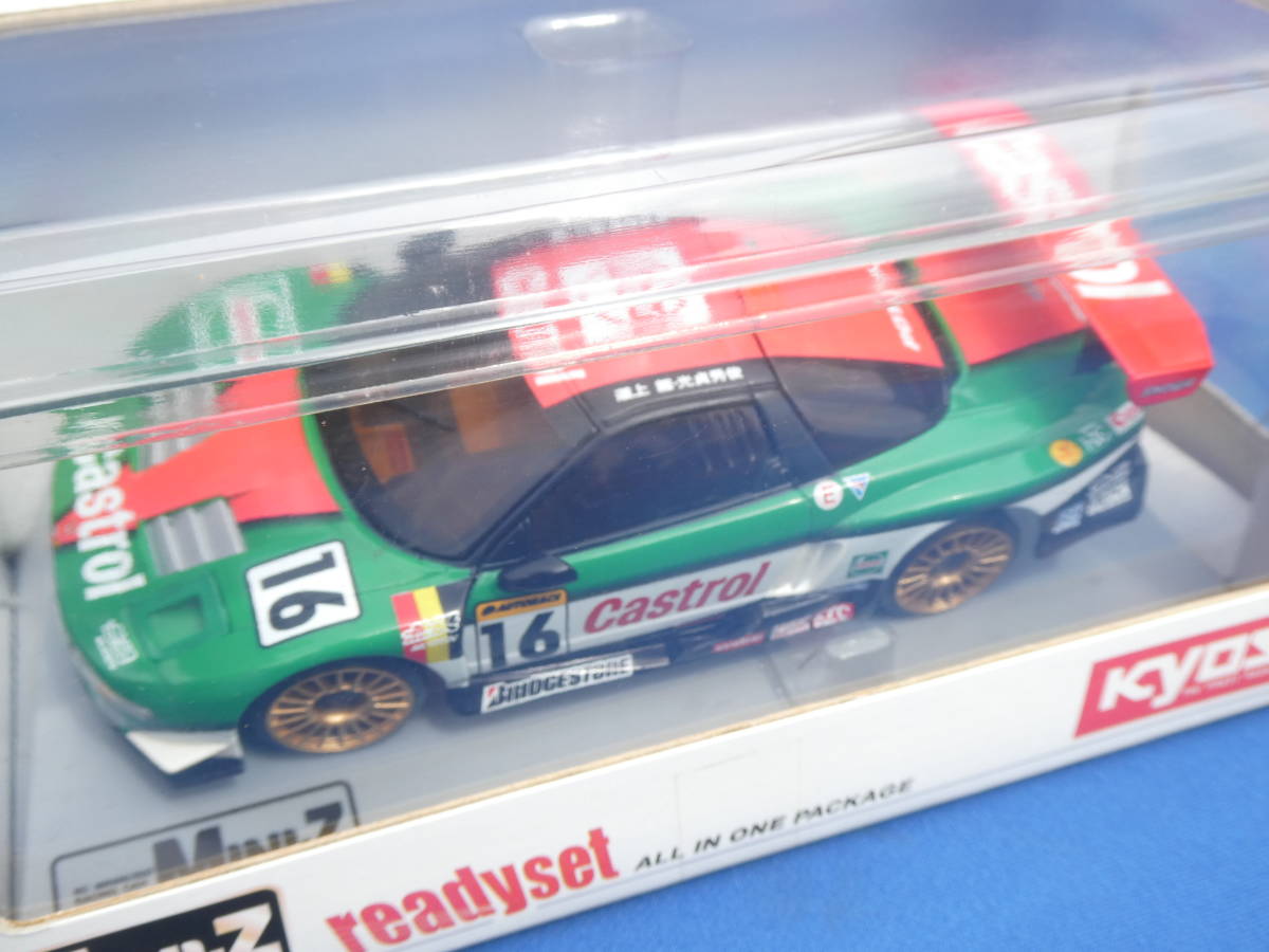 京商ミニッツ　カストロール　ムゲン　無限　Castrol MUGEN NSX 京商 MINI-Z レーサー カストロール 無限 NSX ReadySet 絶版 KYOSHO