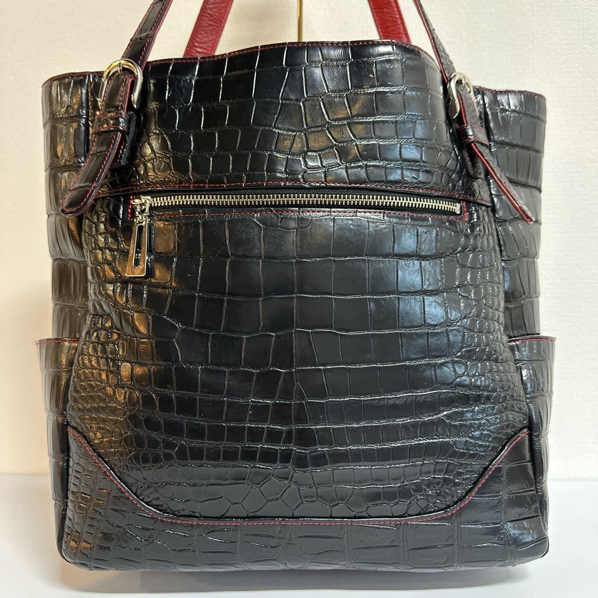 極上品】JRA認定 最高級 ポロサス マットクロコダイルレザー メンズ 