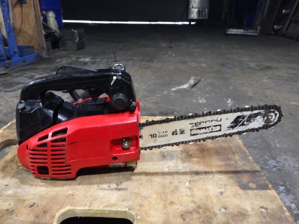 f618▽ ゼノア チェンソー G2550 10インチ 250mm 25.4cc トップ 