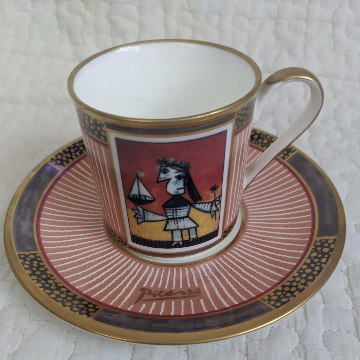 PABLO PICASSO COLLECTION カップ&ソーサー 4脚 パブロ ピカソ 
