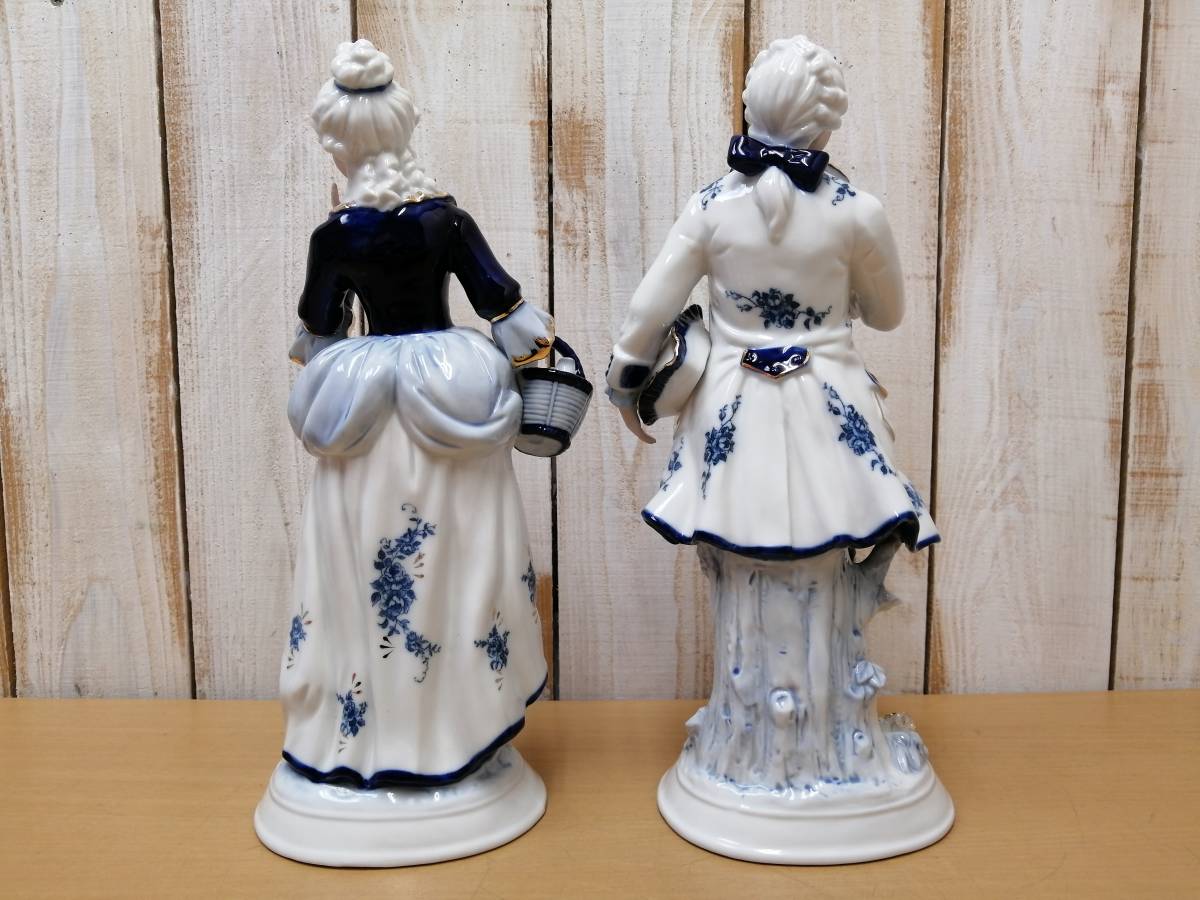 Demain ドマン ペア 陶器人形