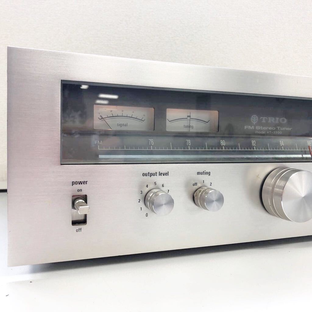 TRIO KT 【F-3】 TRIO KT-7700 FMステレオチューナー 受信未確認 現状