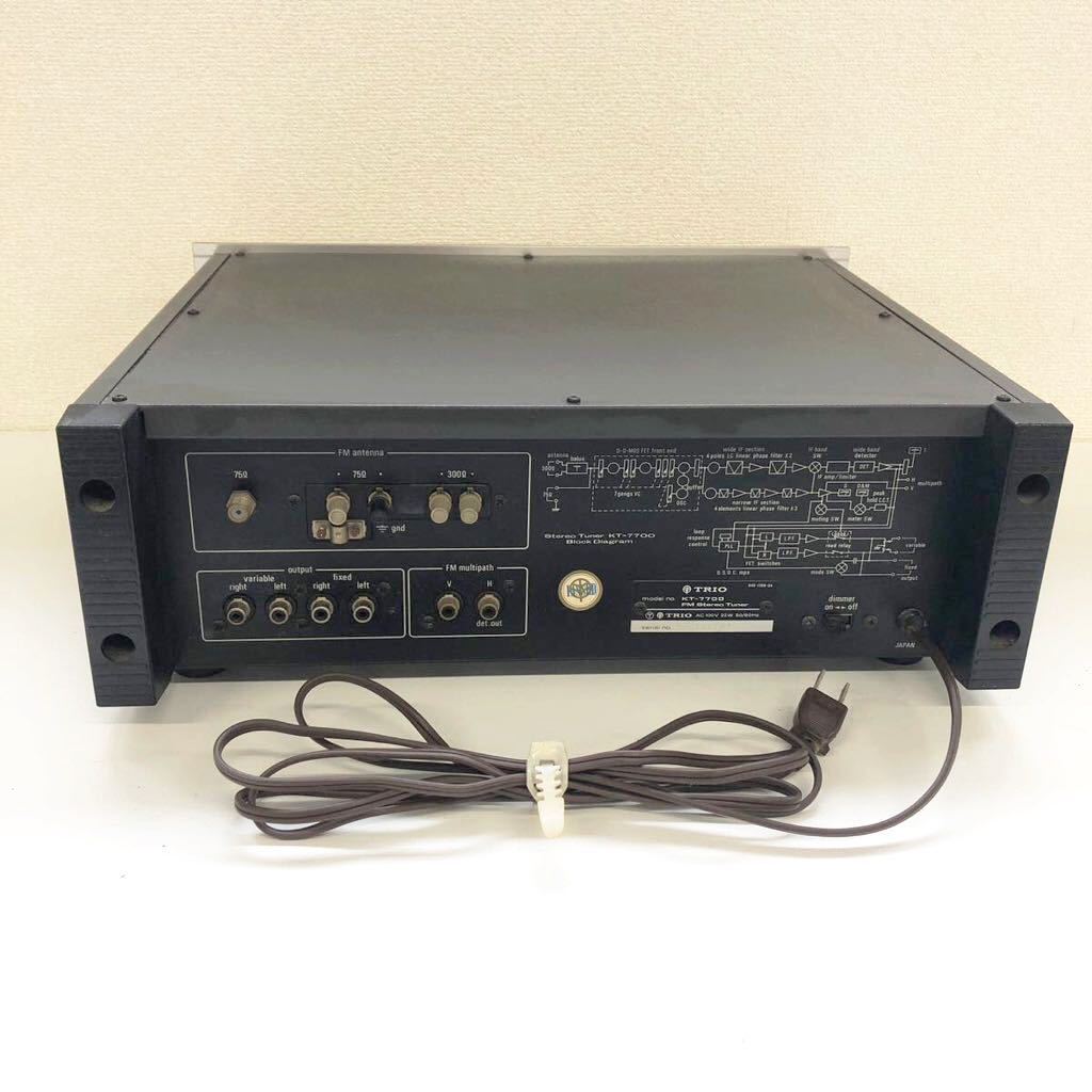 TRIO KT 【F-3】 TRIO KT-7700 FMステレオチューナー 受信未確認 現状