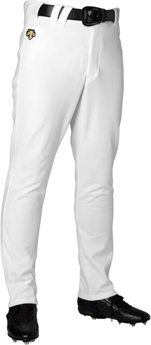 【KCM】Z-descente-154-S★展示品★【DESCENTE/デサント】メンズ 野球 ユニフォーム ストレートパンツ 練習着　DB-1013LP　ホワイト　S