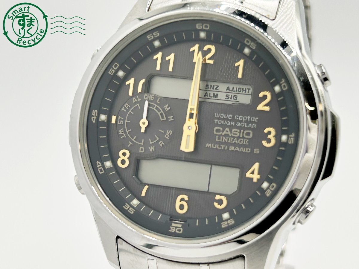06420221 ◇ CASIO カシオ LINEAGE リニエージ 電波ソーラー LCW-M300 