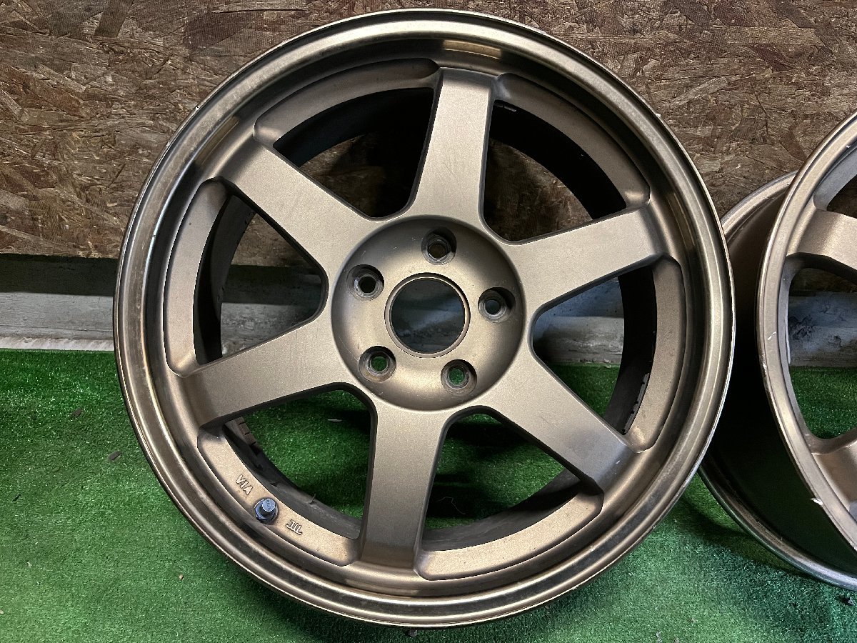 希少 軽量 RAYS VOLK RACING TE37 17インチ 7.5J ＋40? PCD114.3 5H 
