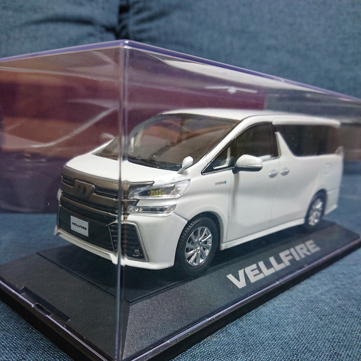 1/30 カラーサンプル ヴェルファイア ホワイトパール TOYOTA ディーラー ミニカー 1:30 トヨタ