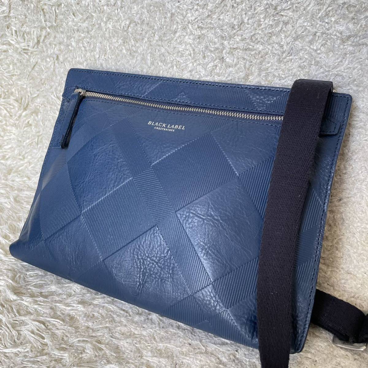 1円〜【極美品】ブラックレーベルクレストブリッジ ショルダーバッグ 
