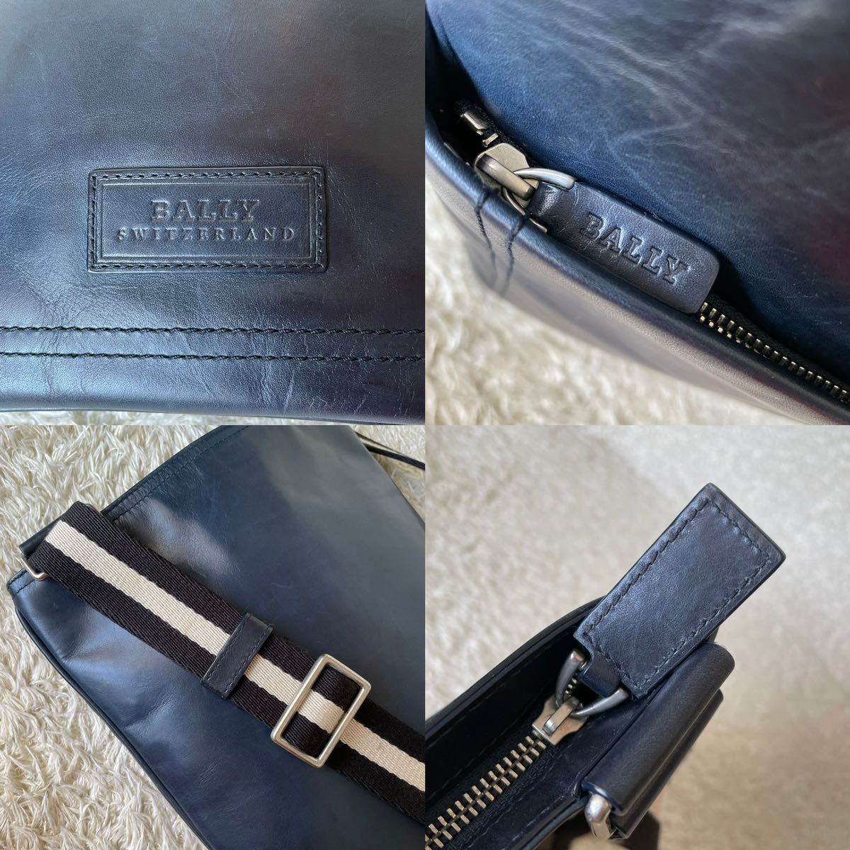 1円〜【極美品】ブラックレーベルクレストブリッジ ショルダーバッグ 