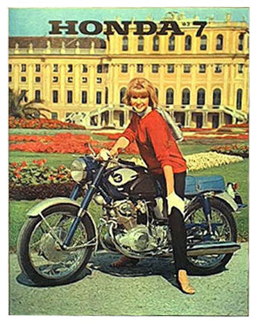 ホンダドリームCB72、77取り扱い説明書とサービスマニュアル・コピー