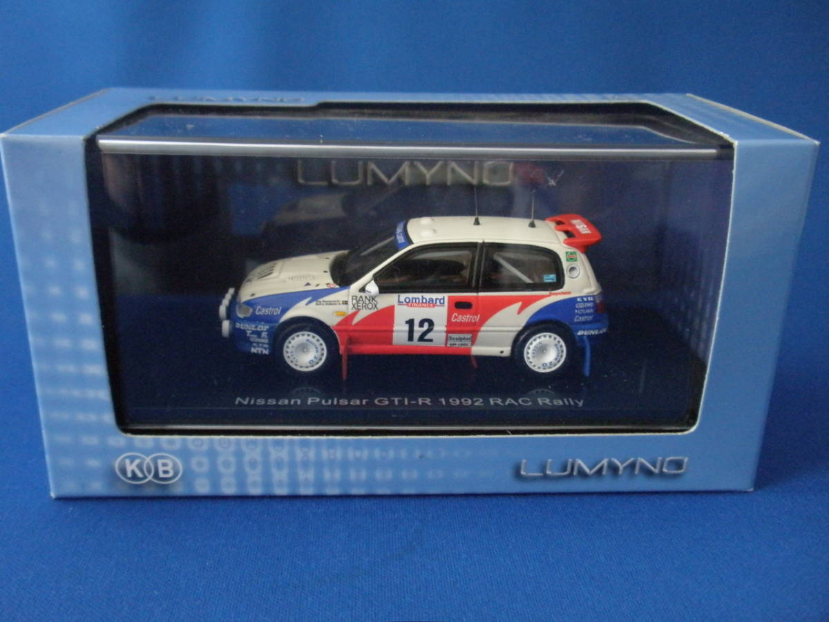 NOREV LUMYNO 日産パルサー　GTI-R 1992 RAC RALLY ノレブ 1/43 日産 パルサー GTI-R 1992 RACラリー Lumyno Norev 【公式