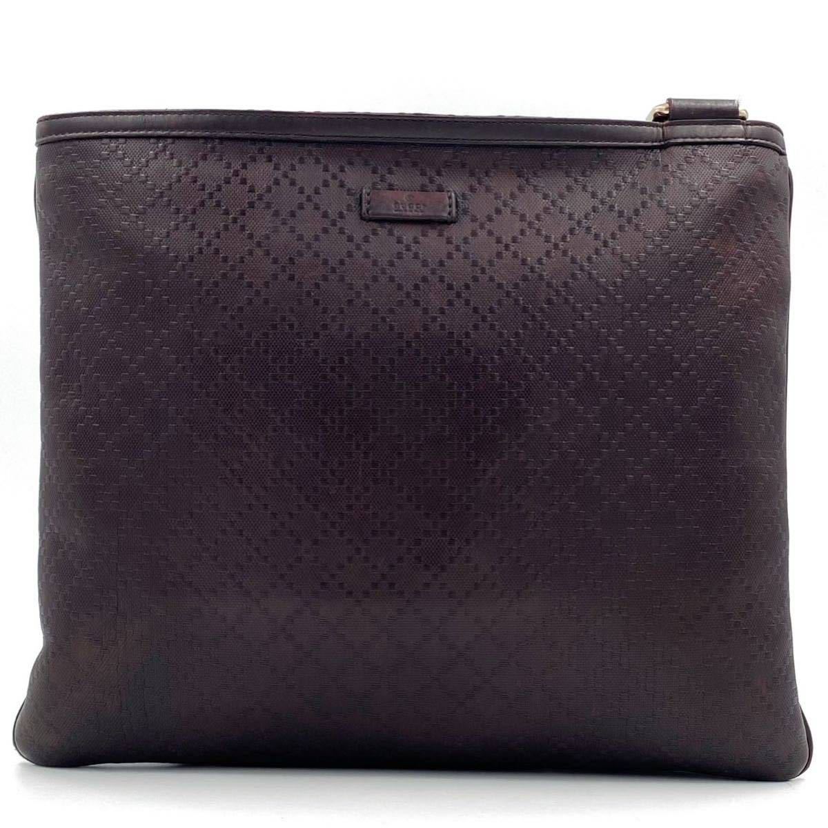 極美品】グッチ GUCCI ショルダーバッグ ディアマンテ オールレザー 本 