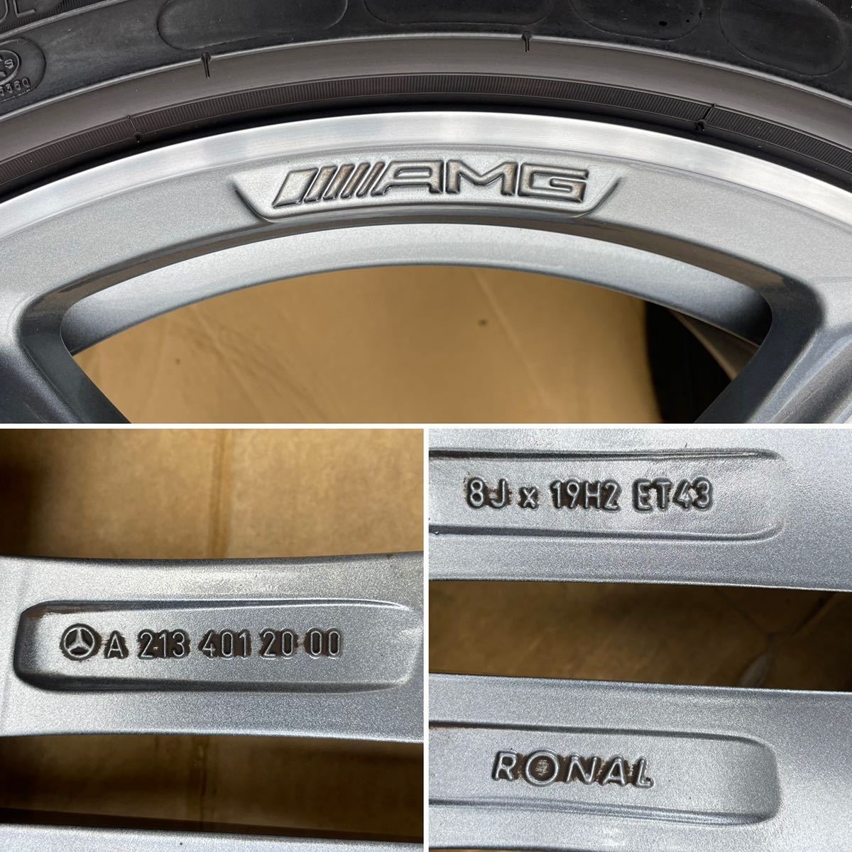 メルセデスベンツ W213 Eクラス AMG 19インチ 純正ホイール4本セット 