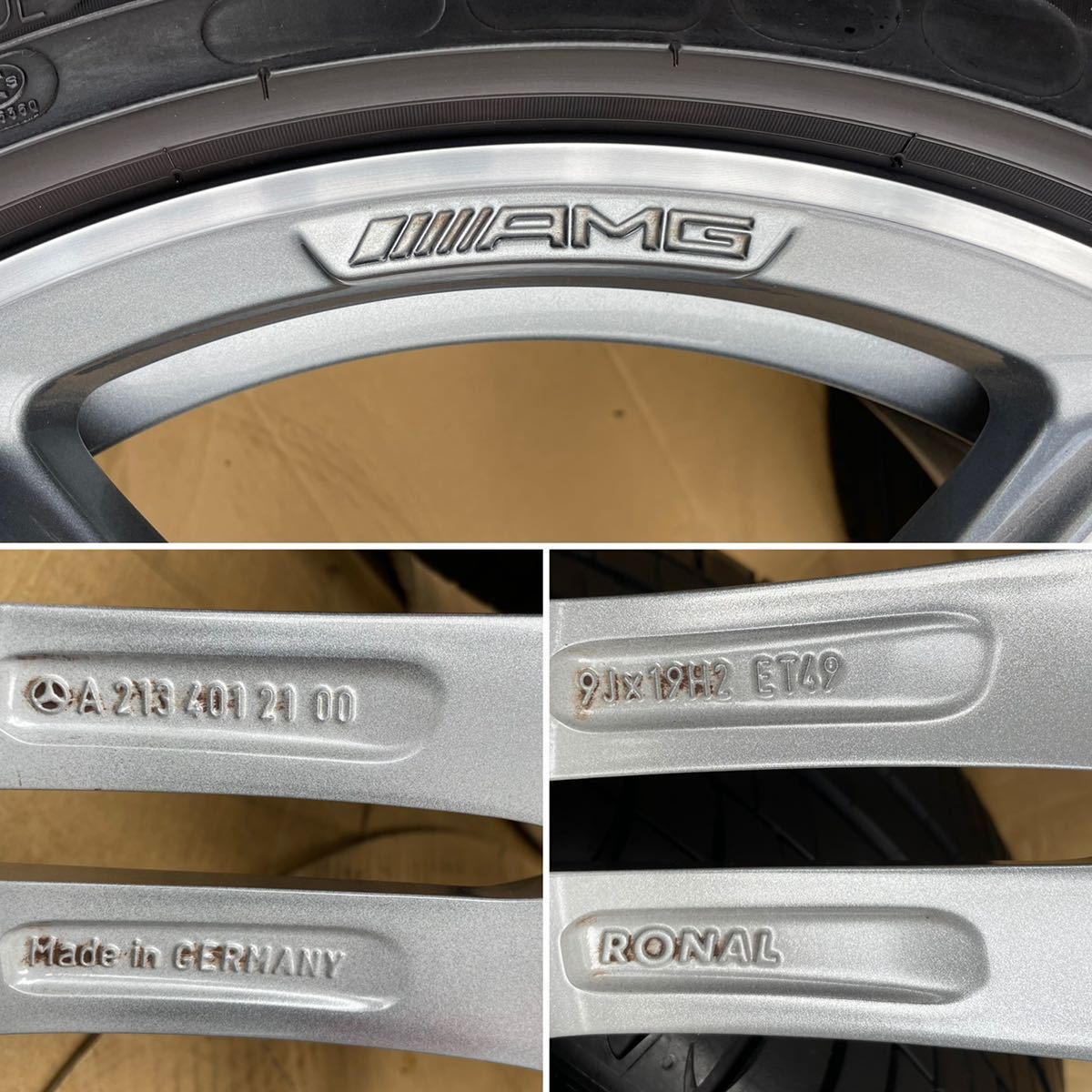 メルセデスベンツ W213 Eクラス AMG 19インチ 純正ホイール4本セット 