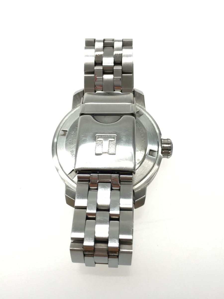 TISSOT◇デイト/クォーツ腕時計/アナログ/ステンレス/WHT/SLV/T055410A