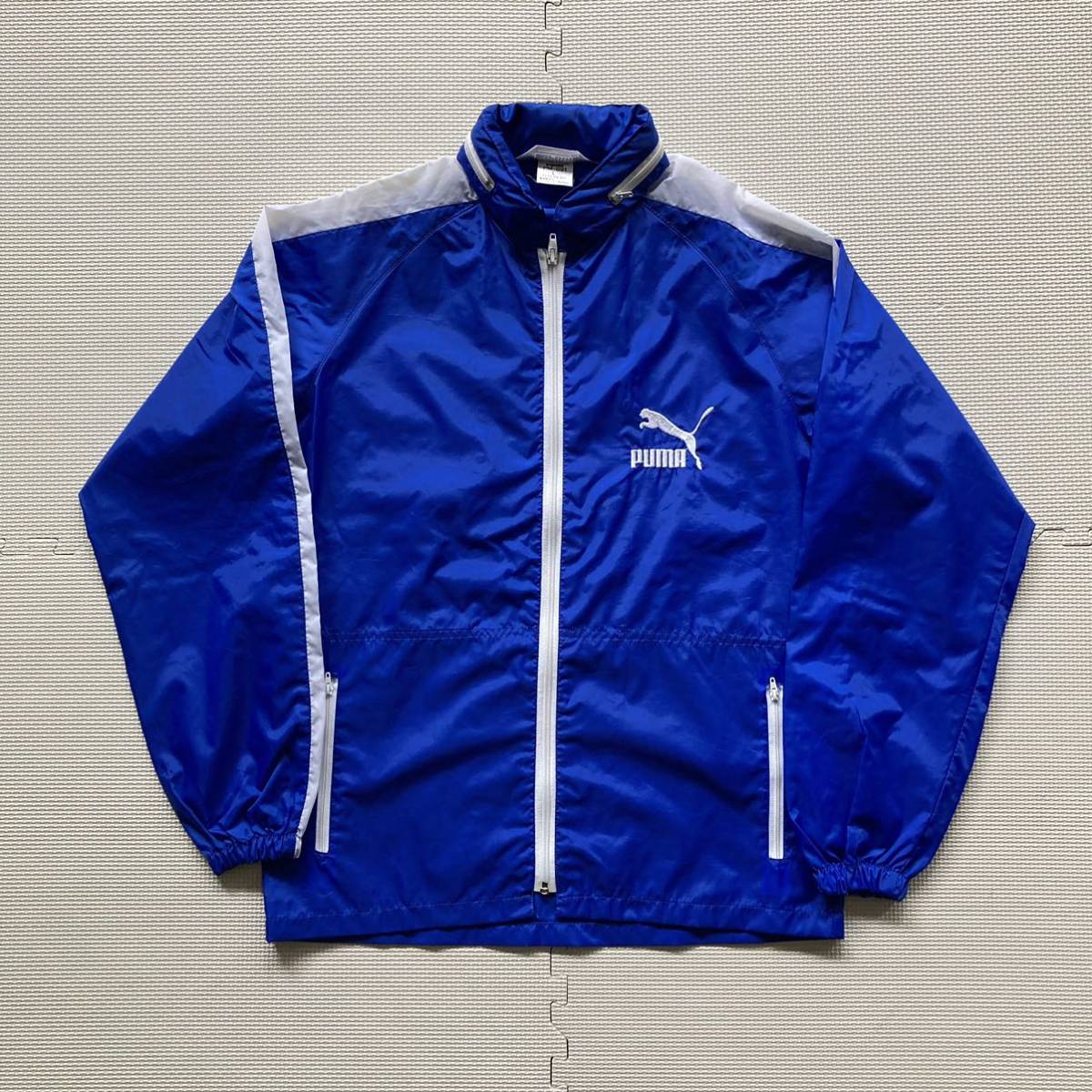 80s PUMA プーマ デカプーマ ナイロンジャケット 美品 L