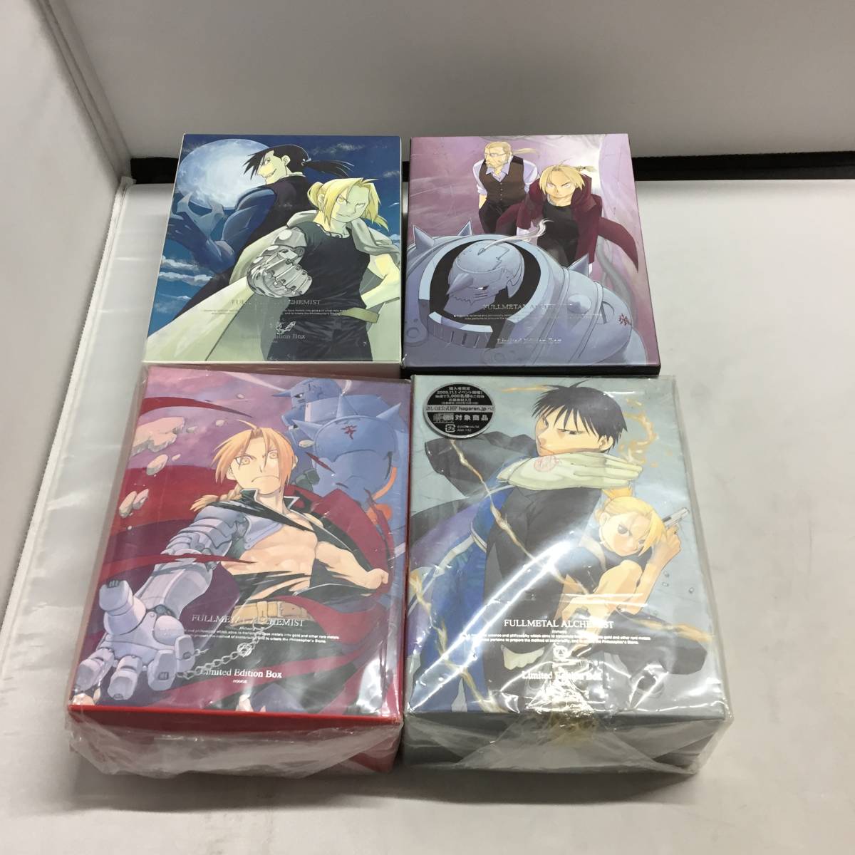 □『鋼の錬金術師』 FULLMETAL ALCHEMIST 収納BOX×4付 初回版全16巻