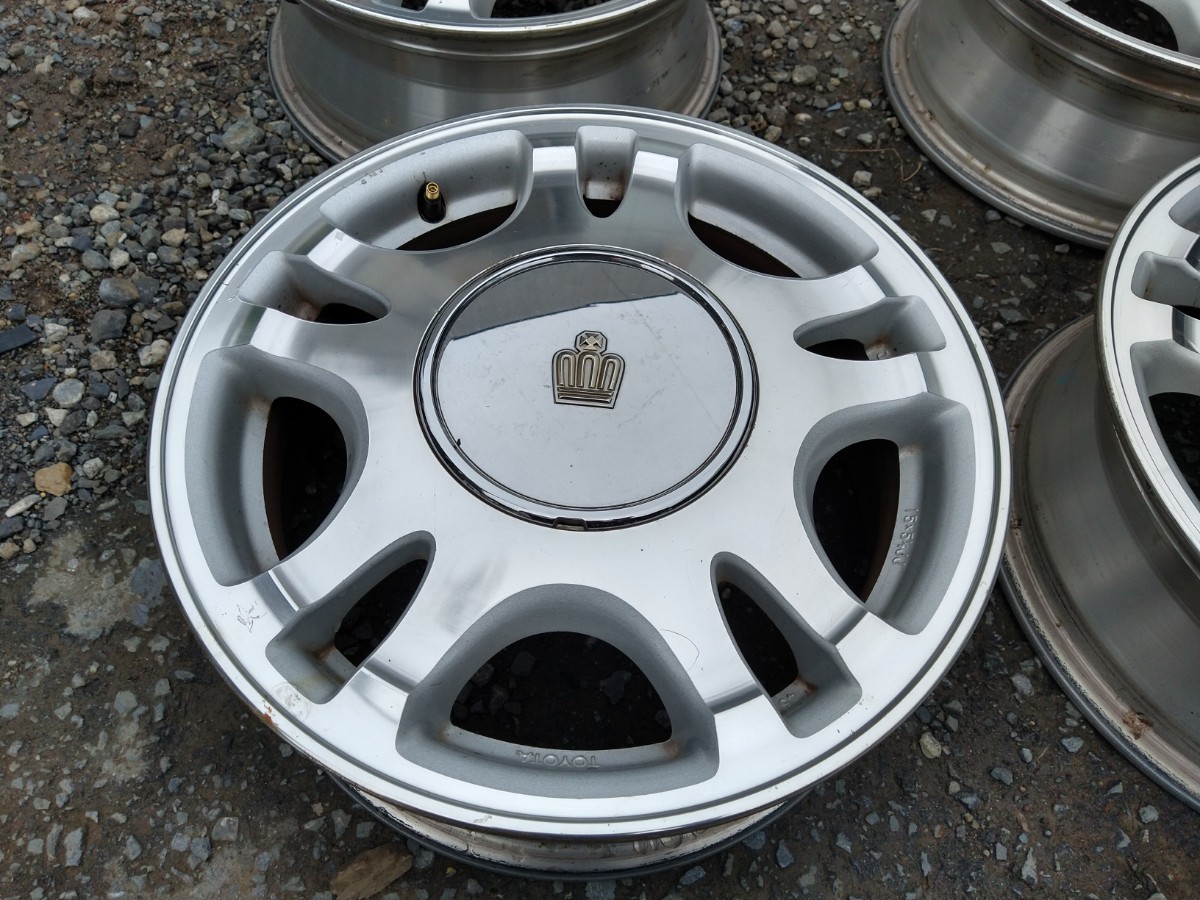 トヨタ クラウンセダン 純正アルミホイール4本セット 15インチ  